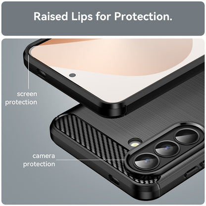 Hülle für Samsung Galaxy A57 5G, Techsuit, Carbon, Schwarz