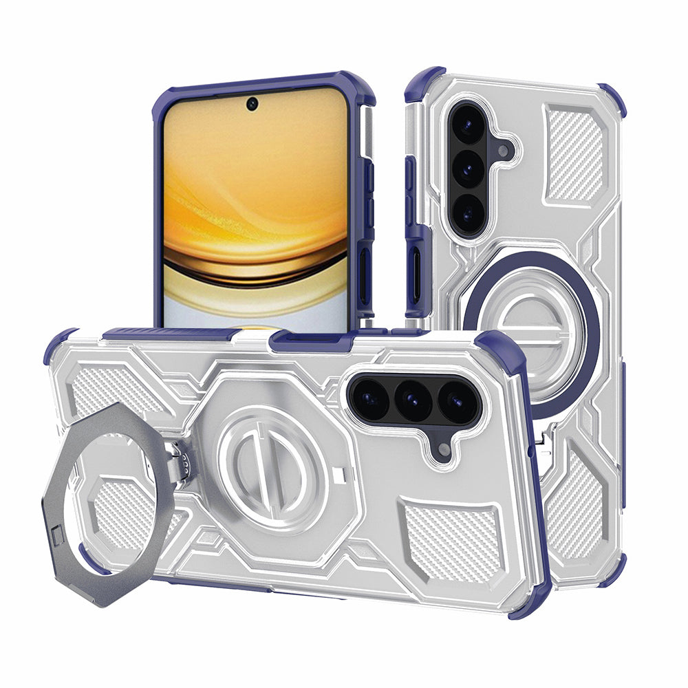 Hülle für Samsung Galaxy A57 5G, Techsuit, Carbon Shield Pro, Blau