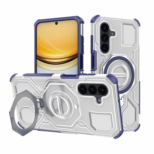 Étui pour Samsung Galaxy A57 5G, Techsuit, Carbon Shield Pro, Bleu