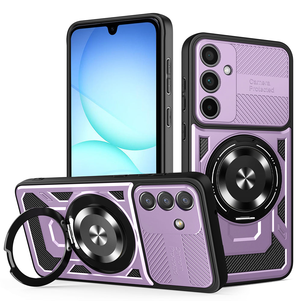 Étui pour Samsung Galaxy A57 5G, Techsuit, RuggedCam, Violet