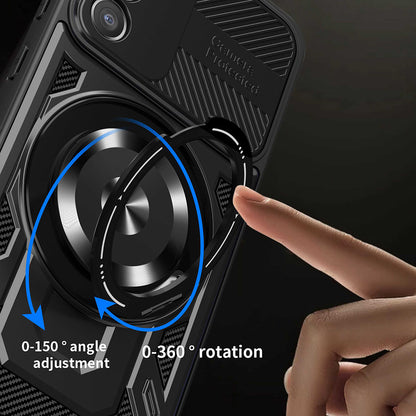 Hülle für Samsung Galaxy A57 5G, Techsuit, RuggedCam, Schwarz