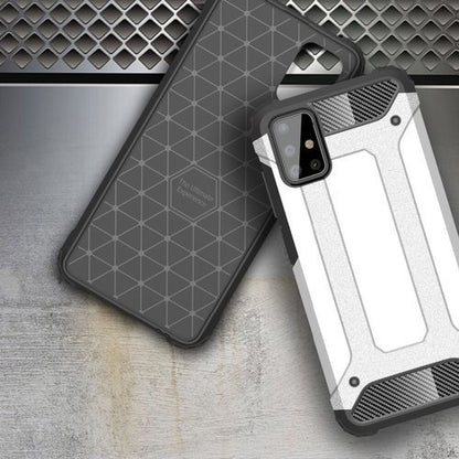 Coque pour Samsung Galaxy A71 A715, Techsuit, Hybrid Armor, Noire
