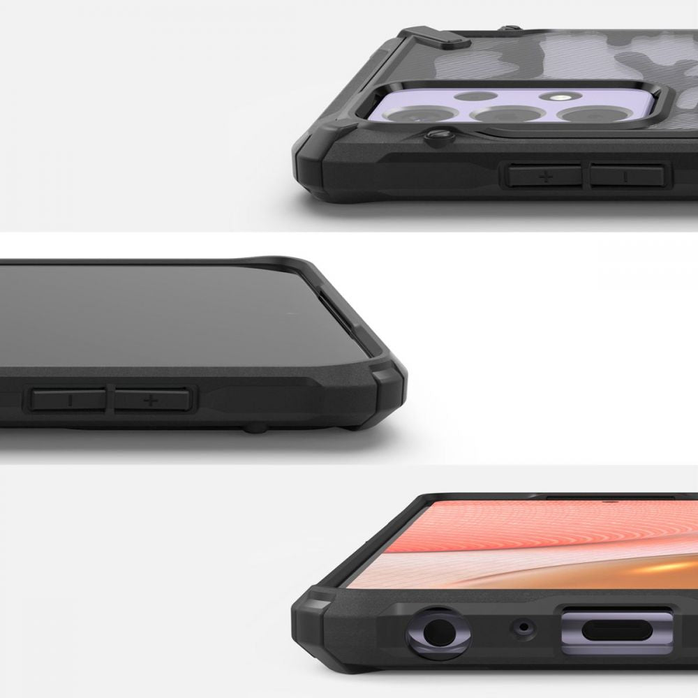 Étui pour Samsung Galaxy A72 A725 / A72 5G A726, Ringke, Fusion X Design, Camouflage