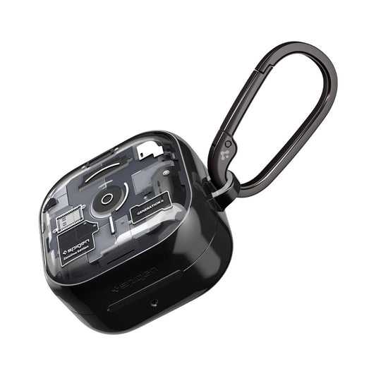 Coque pour Samsung Galaxy Buds4 / Buds4 Pro, Spigen, Ultra Hybrid, Noire ACS11201