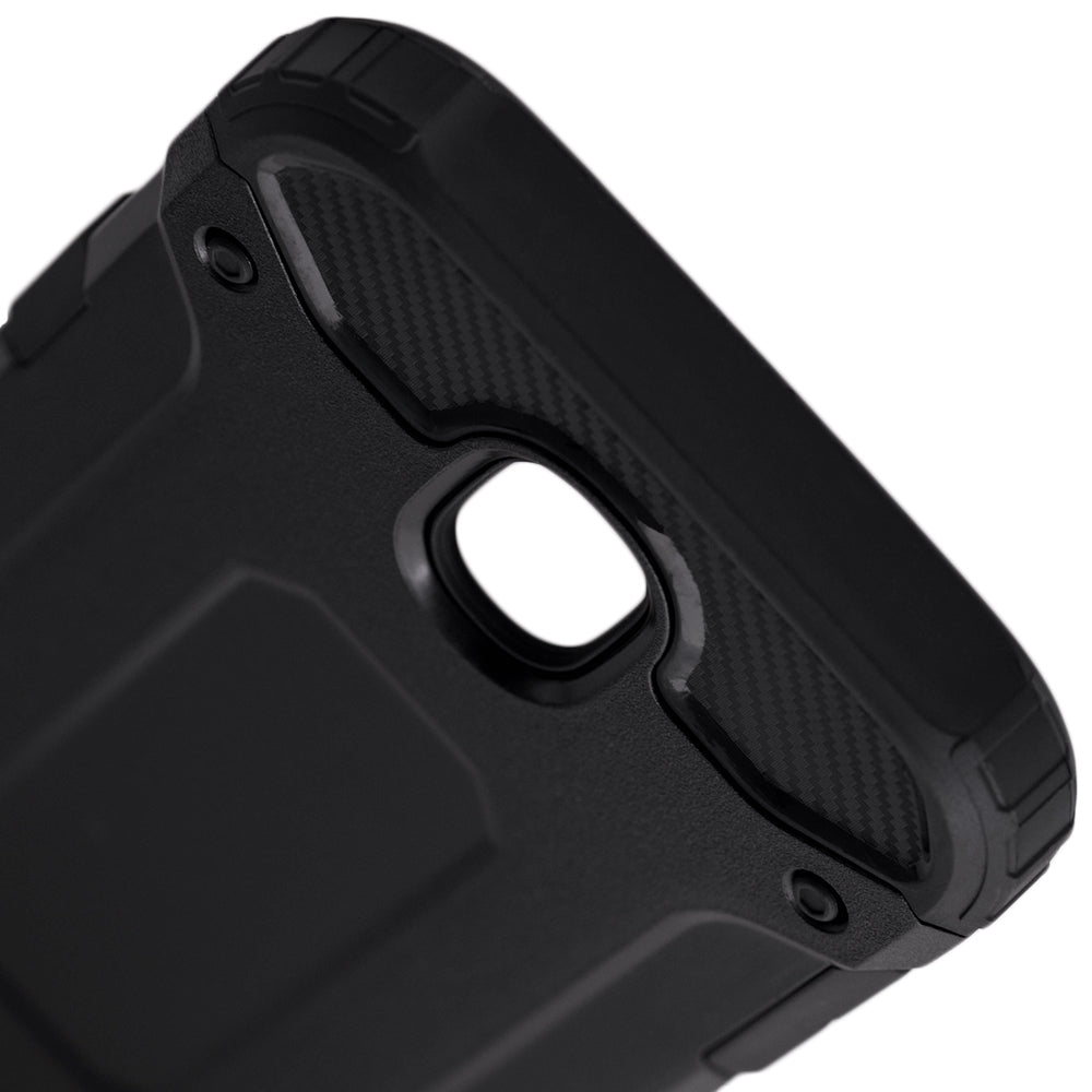 Hülle für Samsung Galaxy J5 (2017) J530, Techsuit, Hybrid Armor, Schwarz