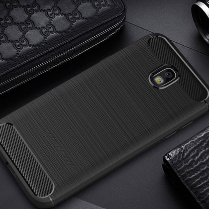 Coque pour Samsung Galaxy J7 (2017) J730, Techsuit, Carbone, Noire