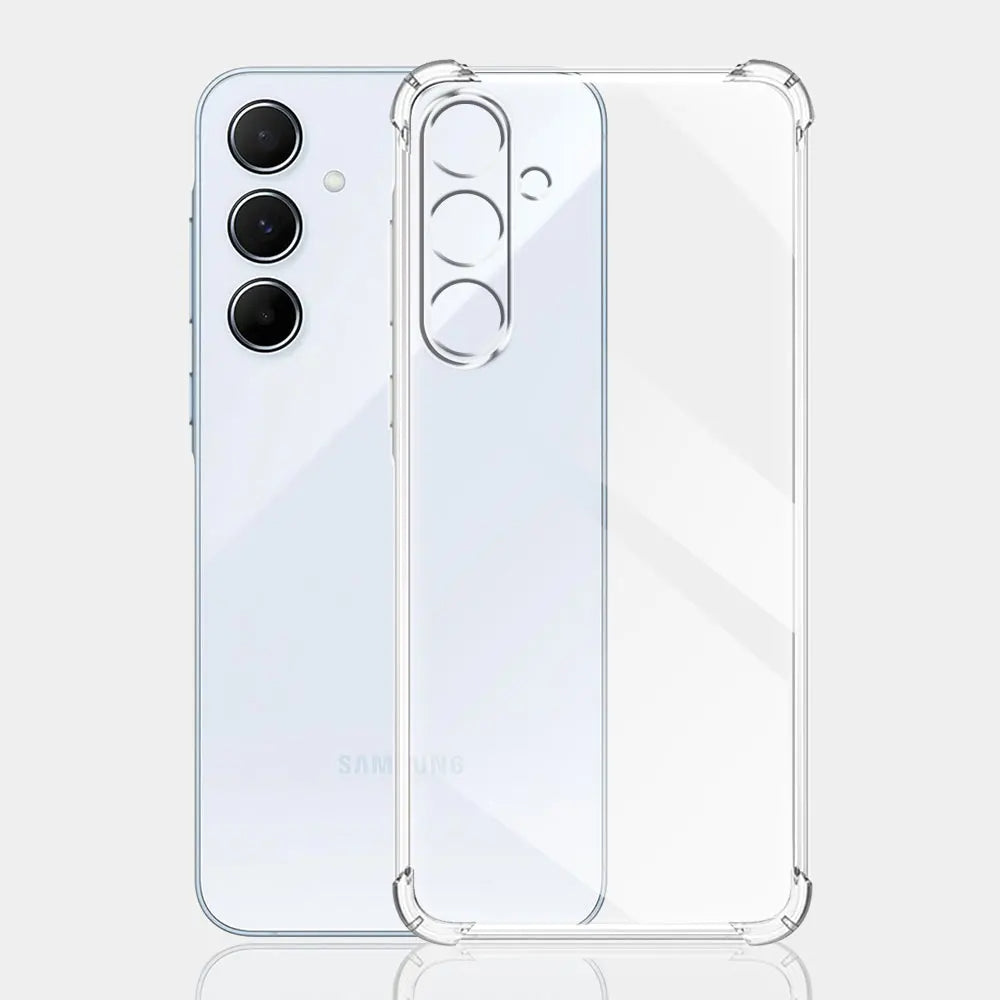 Étui pour Samsung Galaxy M15, Techsuit, Shockproof Clear, Transparent
