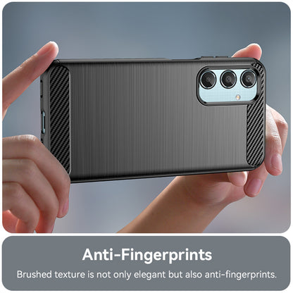 Coque pour Samsung Galaxy M35, Techsuit, Carbone, Noire