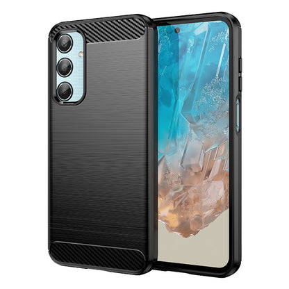 Coque pour Samsung Galaxy M35, Techsuit, Carbone, Noire