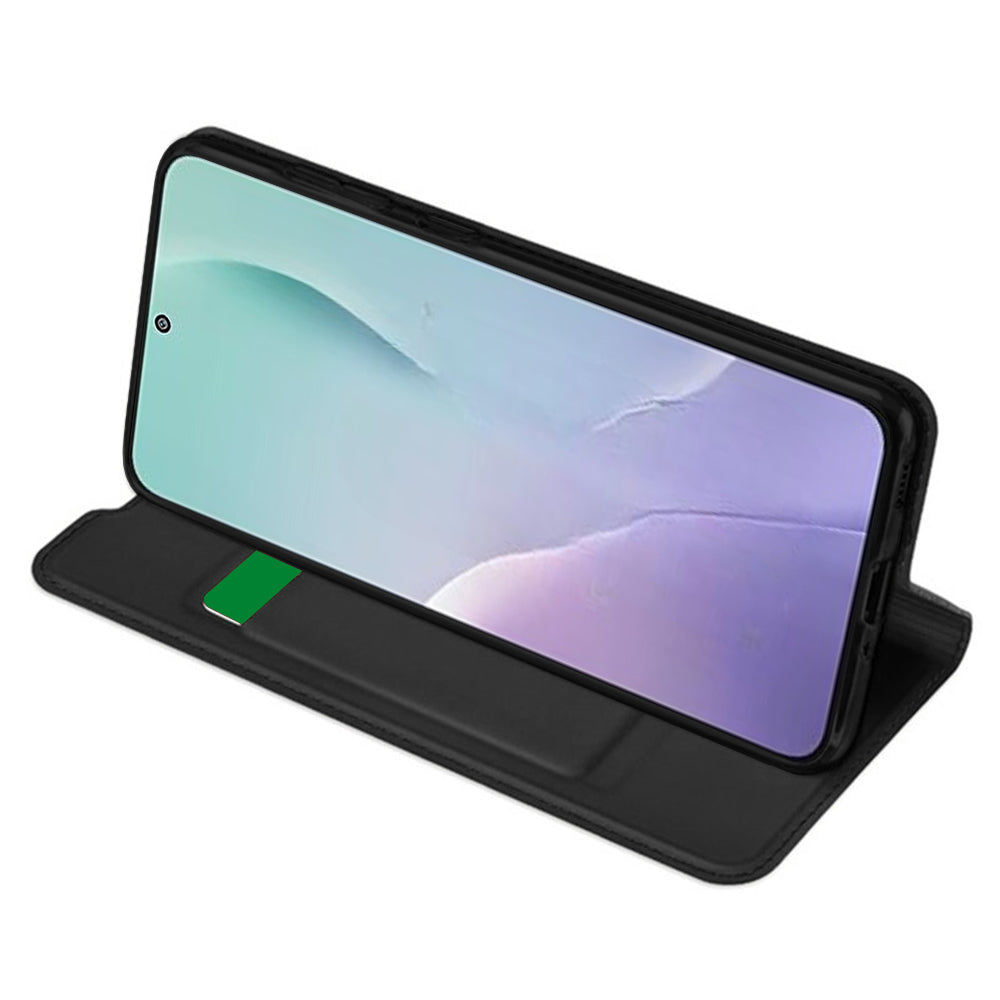 Coque pour Samsung Galaxy M56 M566, Techsuit, Magskin Book, Noire