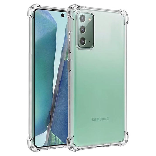 Hülle für Samsung Galaxy Note 20 5G N981 / Note 20 N980, Techsuit, stoßfest klar, transparent