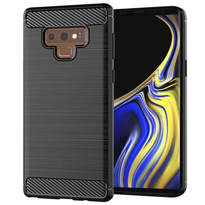 Coque pour Samsung Galaxy Note 9 N960, Techsuit, Carbone, Noire