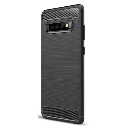 Case for Samsung Galaxy S10 G973, Techsuit, Carbon, Black