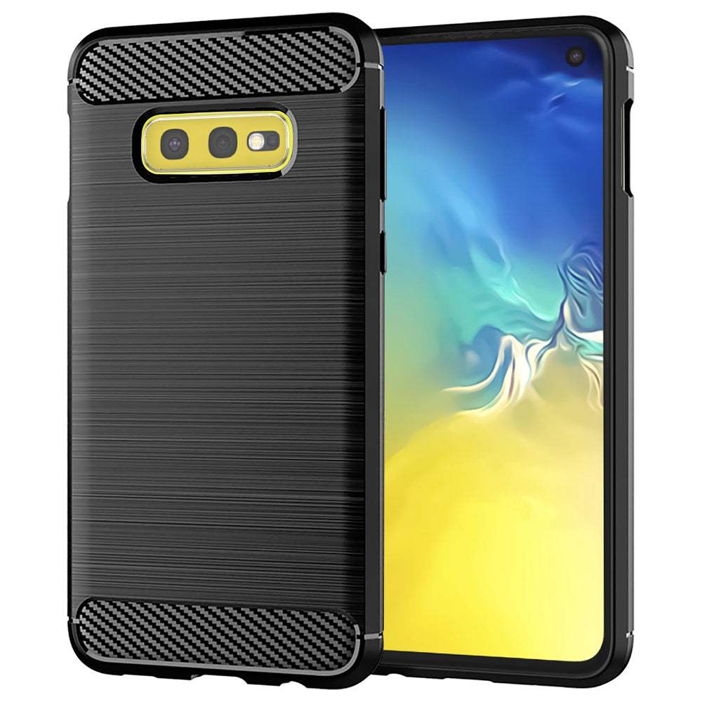 Coque pour Samsung Galaxy S10e G970, Techsuit, Carbone, Noire