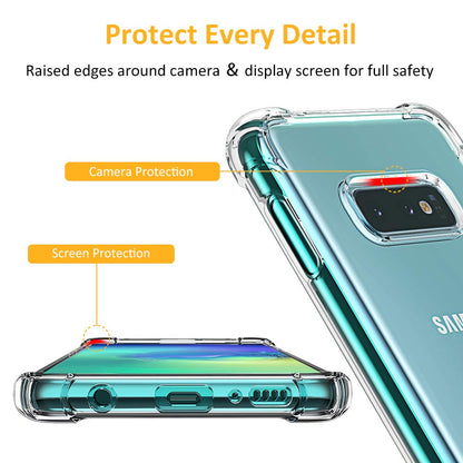 Case for Samsung Galaxy S10e G970, Techsuit, Shockproof Clear, Transparent