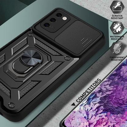 Hülle für Samsung Galaxy S20 5G G981 / S20 G980, Techsuit, CamShield, Schwarz