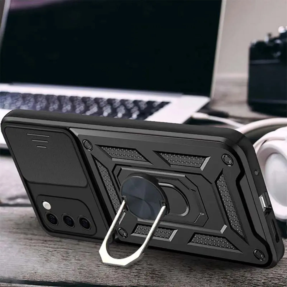 Case for Samsung Galaxy S20 FE 2022 G781 / S20 FE 5G G781 / S20 FE G780, Techsuit, CamShield, Black