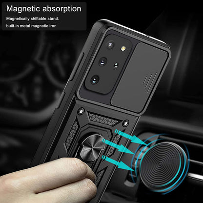 Coque pour Samsung Galaxy S20+ 5G G986 / S20+ G985, Techsuit, CamShield, Noire
