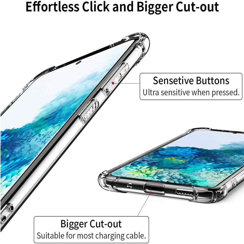 Hülle für Samsung Galaxy S20+ 5G G986 / S20+ G985, Techsuit, stoßfest klar, transparent