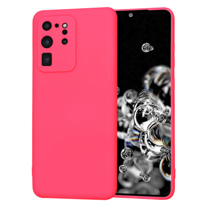 Coque pour Samsung Galaxy S20 Ultra 5G G988 / S20 Ultra G988, Techsuit, SoftFlex, Rose Foncé