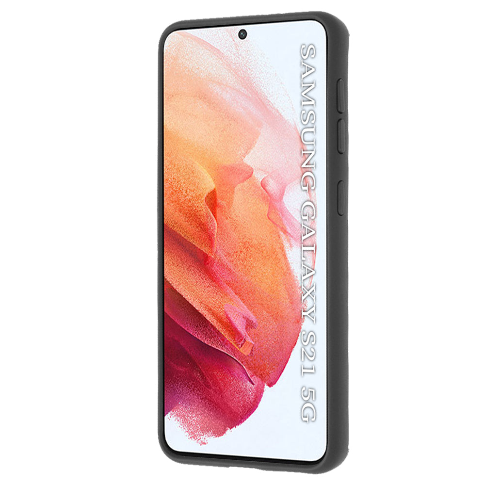 Hülle für Samsung Galaxy S21 5G G991, Techsuit, Glinth, Schwarz