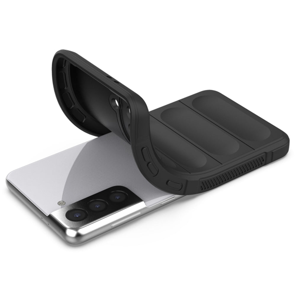 Hülle für Samsung Galaxy S21 5G G991, Techsuit, Magic Shield, Schwarz