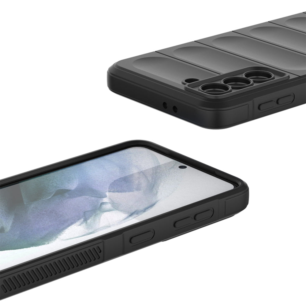 Hülle für Samsung Galaxy S21 5G G991, Techsuit, Magic Shield, Schwarz