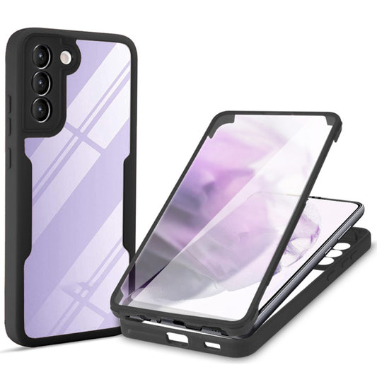 Case for Samsung Galaxy S21 FE 5G G990, Techsuit, ColorVerse 360, Black