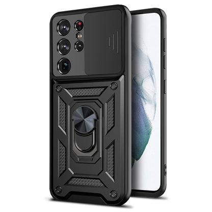 Case for Samsung Galaxy S21 Ultra 5G G998, Techsuit, CamShield, Black