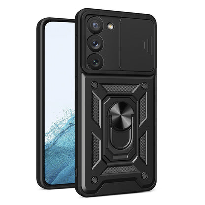 Coque pour Samsung Galaxy S22 5G S901, Techsuit, CamShield, Noire