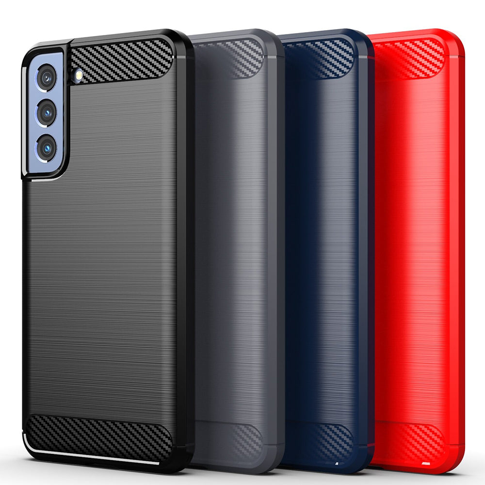 Case for Samsung Galaxy S22 5G S901, Techsuit, Carbon, Black