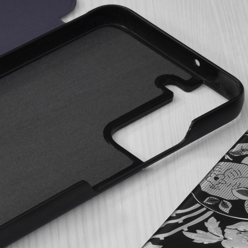 Hülle für Samsung Galaxy S22 5G S901, Techsuit, eFold, Dunkelblau