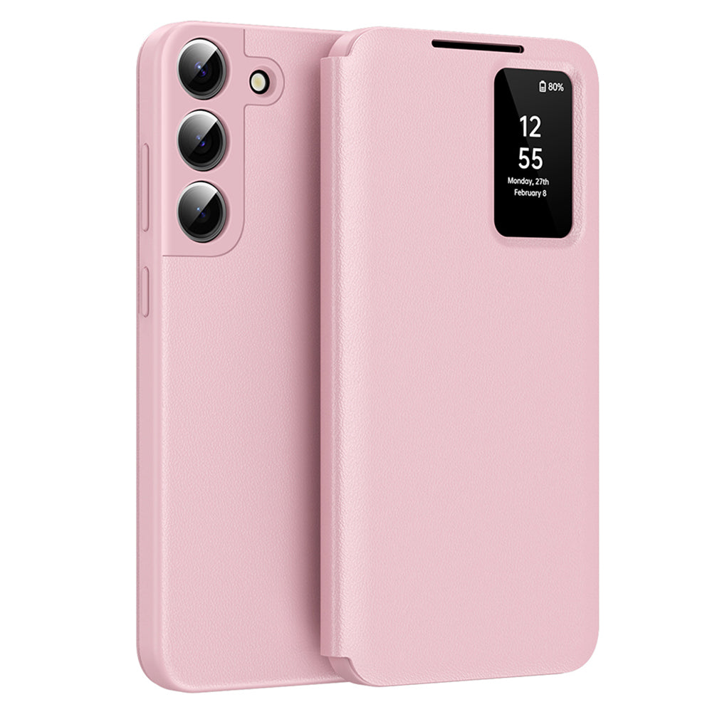 Coque pour Samsung Galaxy S22 5G S901, Techsuit, SmartView, Rose