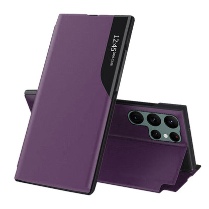 Coque pour Samsung Galaxy S22 Ultra 5G S908, Techsuit, eFold, Violet