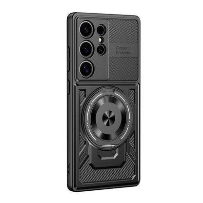 Hülle für Samsung Galaxy S22 Ultra 5G S908, Techsuit, RuggedCam, Schwarz