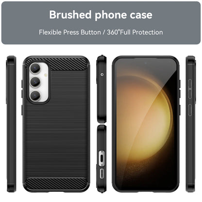 Case for Samsung Galaxy S23 FE S711, Techsuit, Carbon, Black