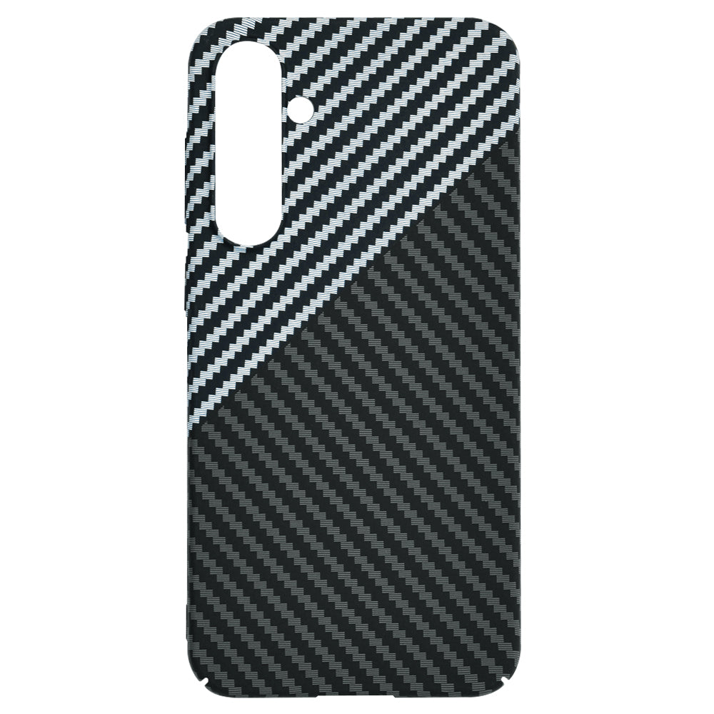 Coque pour Samsung Galaxy S23 FE S711, Techsuit, Carbonite FiberShell, Noir Gris