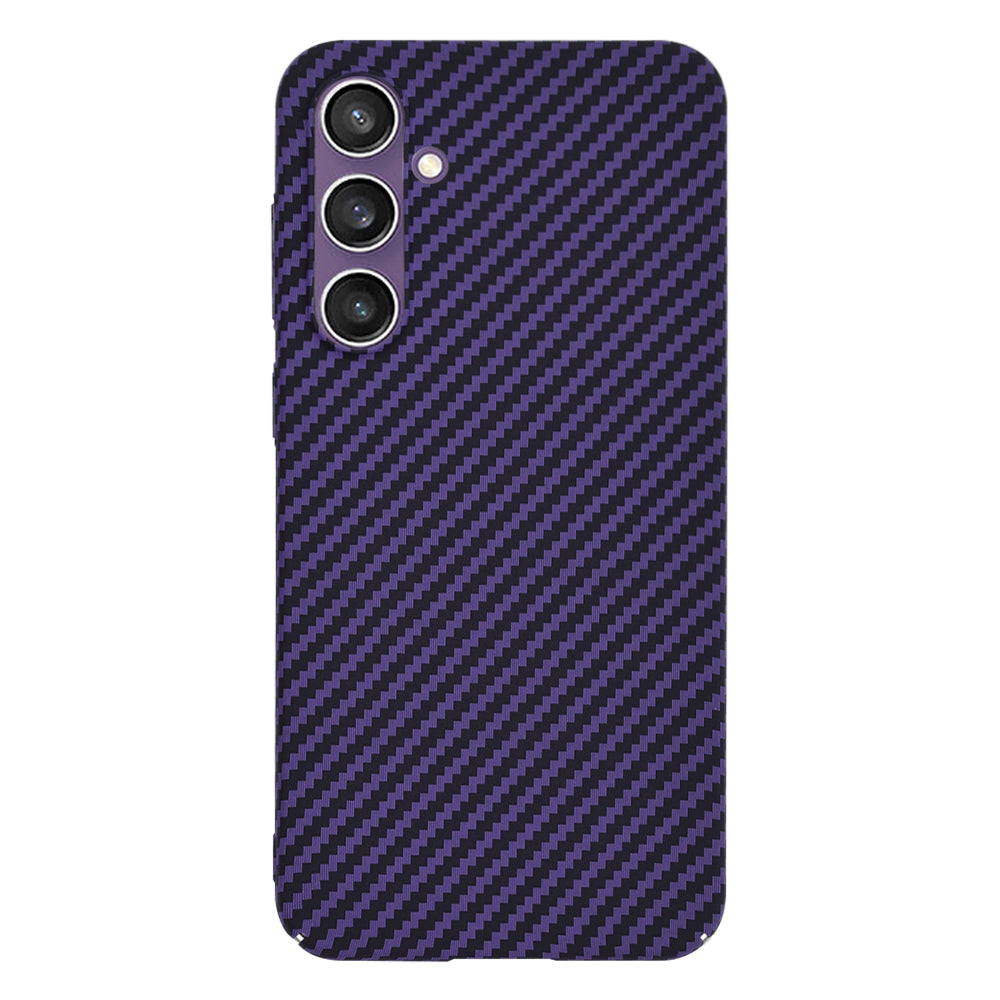 Hülle für Samsung Galaxy S23 FE S711, Techsuit, Carbonite FiberShell, Lila