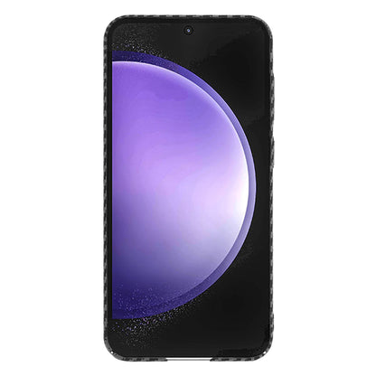 Coque pour Samsung Galaxy S23 FE S711, Techsuit, Carbonite FiberShell, Noire