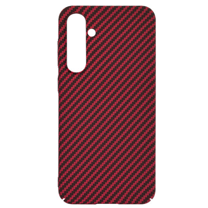 Coque pour Samsung Galaxy S23 FE S711, Techsuit, Carbonite FiberShell, Rouge