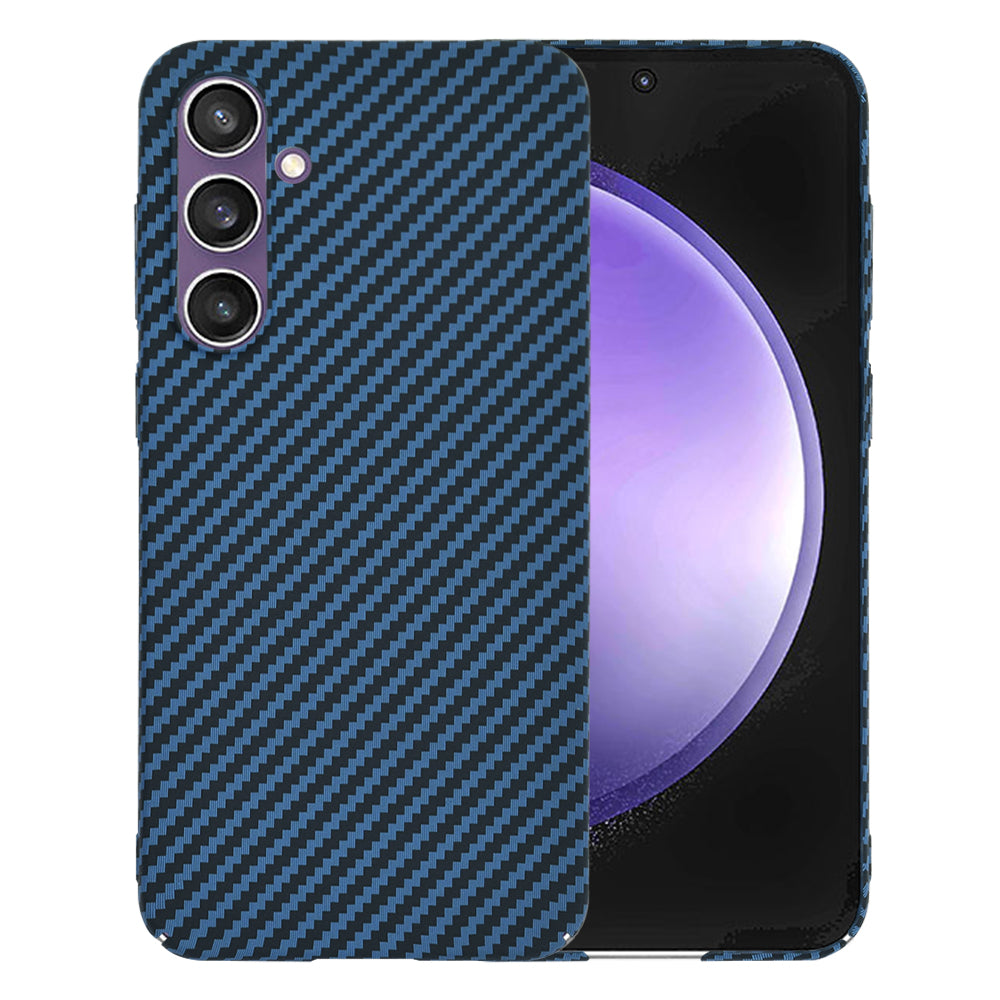 Coque pour Samsung Galaxy S23 FE S711, Techsuit, Carbonite FiberShell, Turquoise