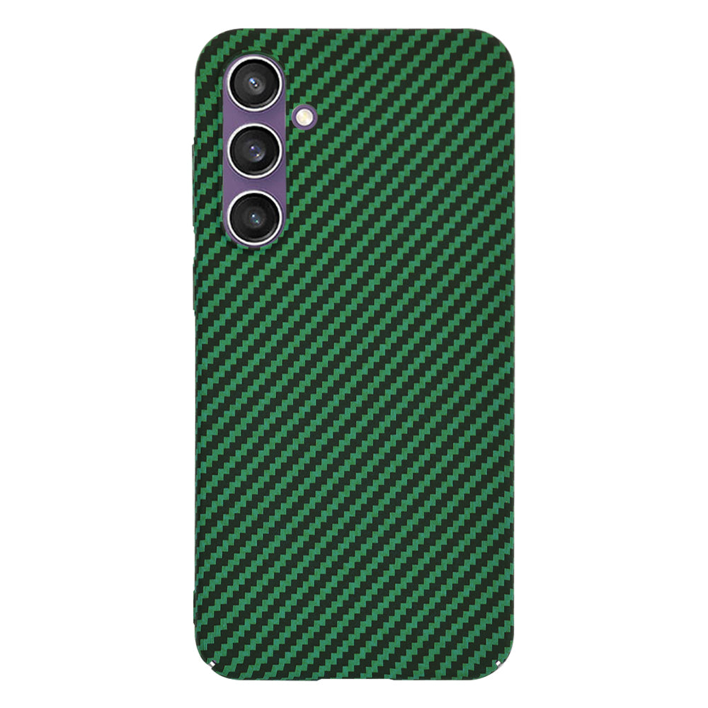 Hülle für Samsung Galaxy S23 FE S711, Techsuit, Carbonite FiberShell, Grün