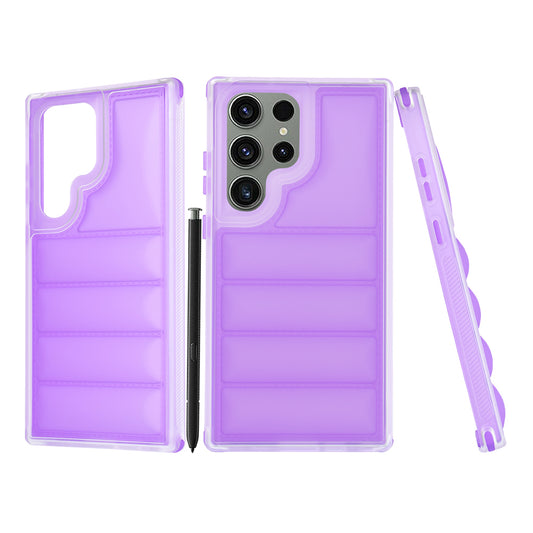 Hülle für Samsung Galaxy S23 FE S711, Techsuit, Wave Shield, Lila