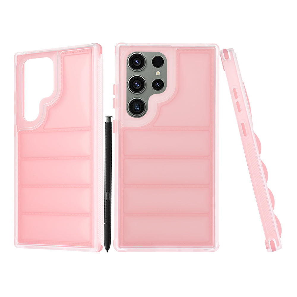 Coque pour Samsung Galaxy S23 FE S711, Techsuit, Wave Shield, Rose