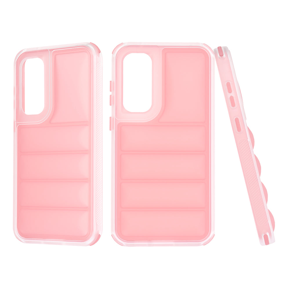 Coque pour Samsung Galaxy S23 FE S711, Techsuit, Wave Shield, Rose