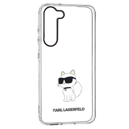Étui pour Samsung Galaxy S23+ S916, Karl Lagerfeld, Ikonik Choupette, Transparent
