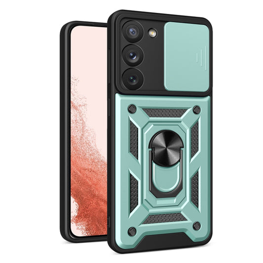 Coque pour Samsung Galaxy S23+ S916, Techsuit, CamShield, Vert