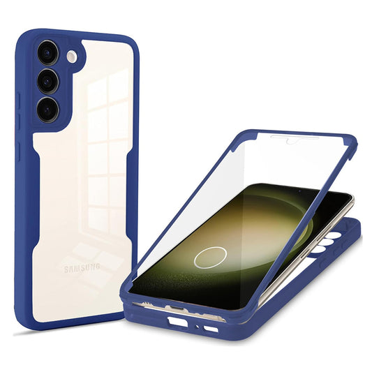 Coque pour Samsung Galaxy S23+ S916, Techsuit, ColorVerse 360, Bleue
