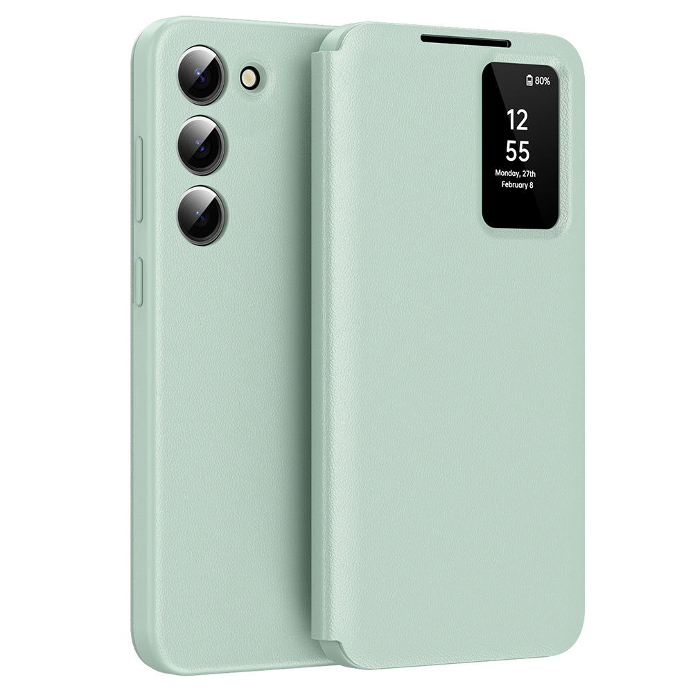 Coque pour Samsung Galaxy S23+ S916, Techsuit, SmartView, Vert