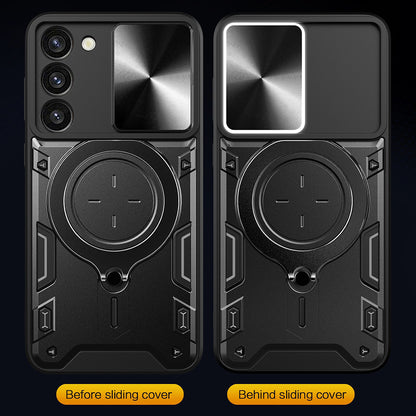 Coque pour Samsung Galaxy S23 S911, Techsuit, CamGuard Pro, Noire